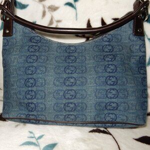 Denim Gucci hand bag